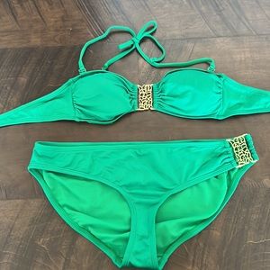 Green bikini bottoms